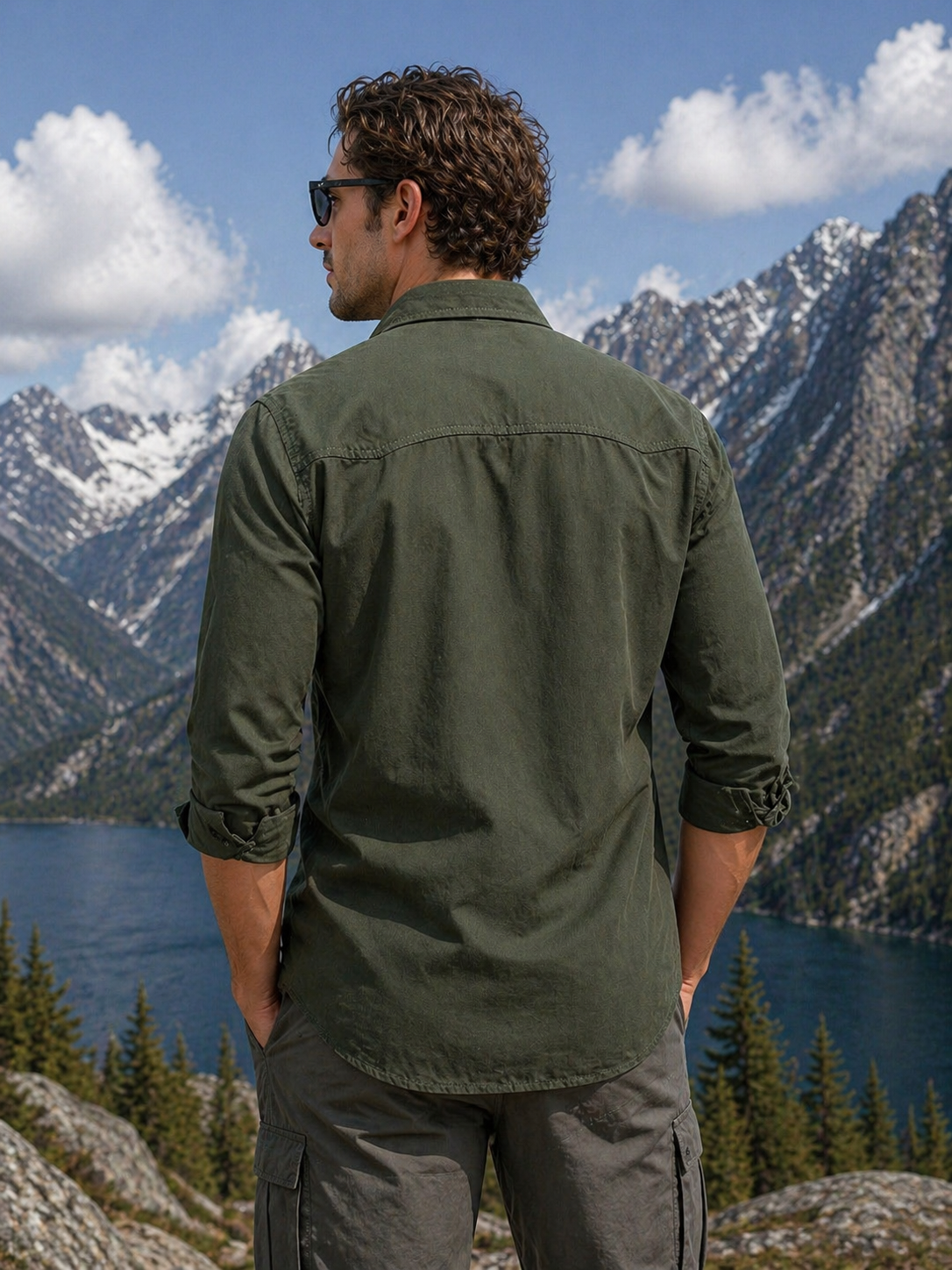 FREDD MARSHALL Men's Tactical Outdoor Shirt — Military Style, Hiking, Workwear