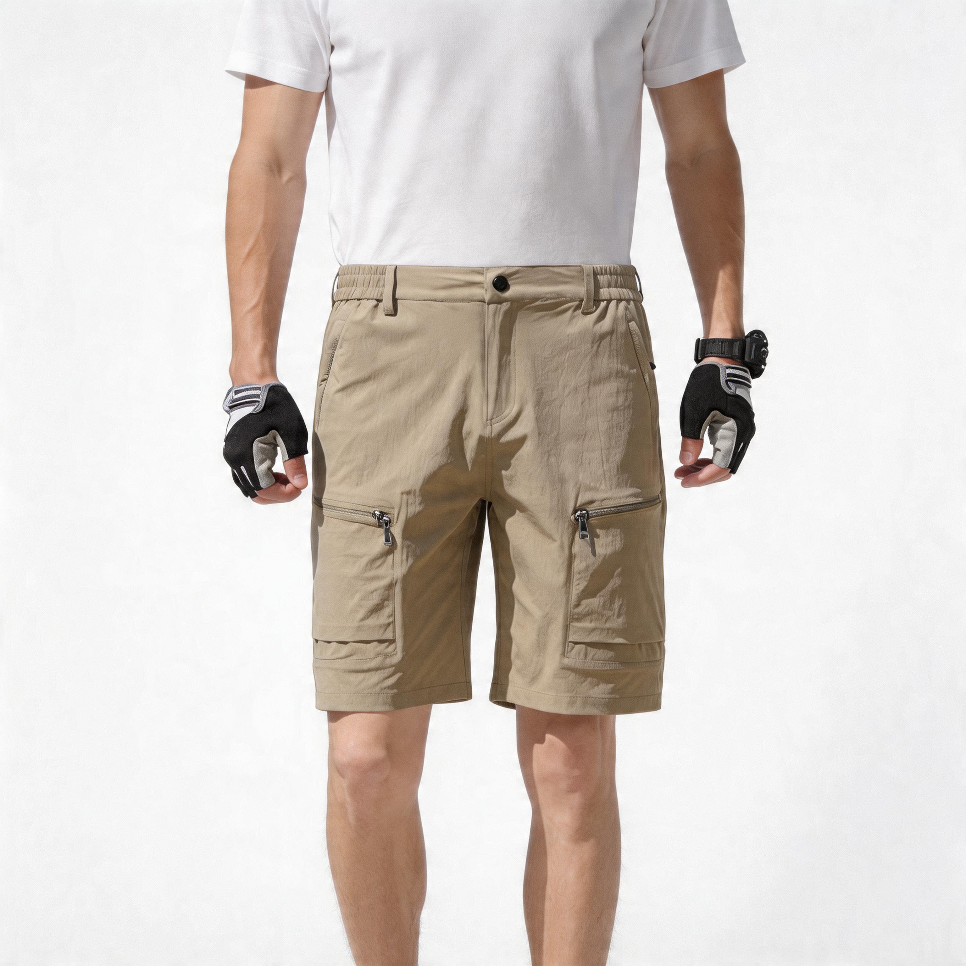 DK006 Men's Quick-Dry Outdoor Shorts - Lightweight Breathable Stretch Hiking Shorts