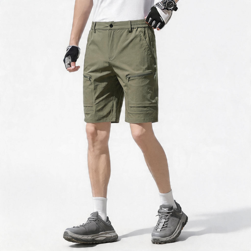 DK006 Men's Quick-Dry Outdoor Shorts - Lightweight Breathable Stretch Hiking Shorts