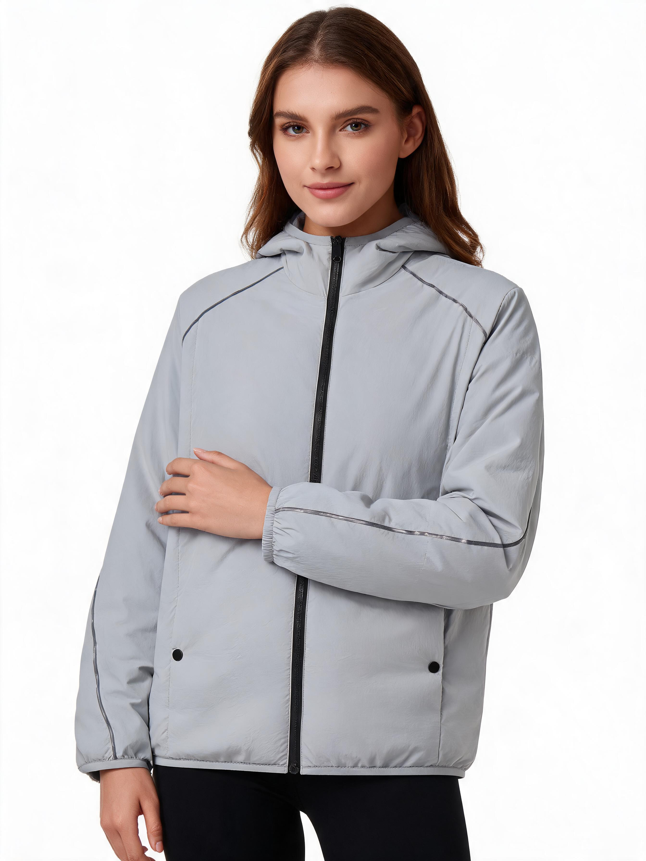 Long-Sleeve Hooded Fan-Cooling Sun-Protection Jacket
