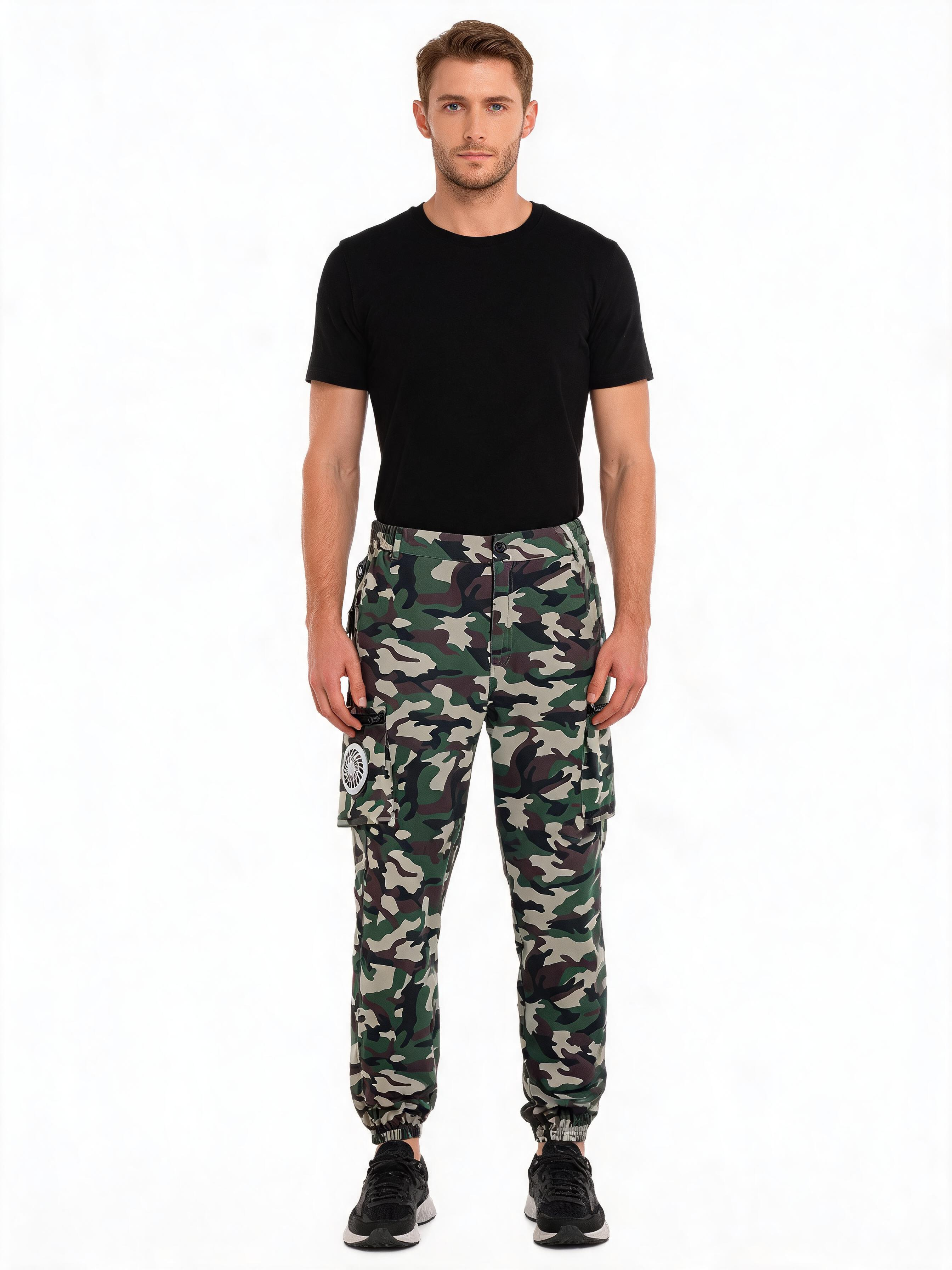 Fan-Cooling Air-Conditioned Work Pants