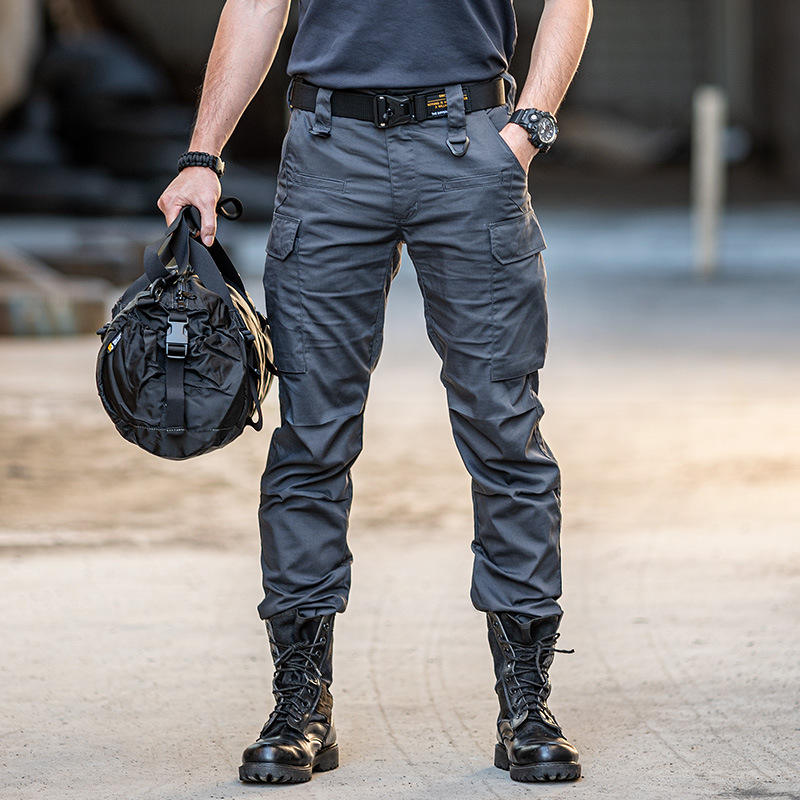 FREDD MARSHALL Men's Tactical Ripstop Cargo Pants — Waterproof EDC Work Trousers — 视图 3