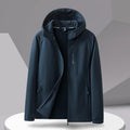FREDD MARSHALL Men's Waterproof Softshell Jacket — Fleece-Lined Hooded Hiking — View 2