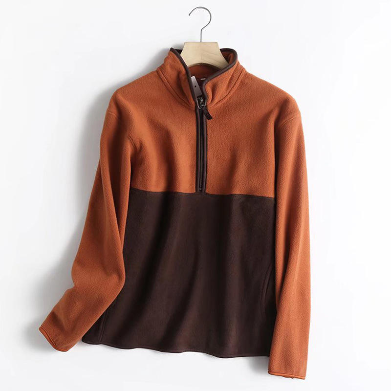FREDD MARSHALL Women's 1/4-Zip Technical Fleece Pullover — Anti-Pill Hiking Mid-Layer — 视图 2