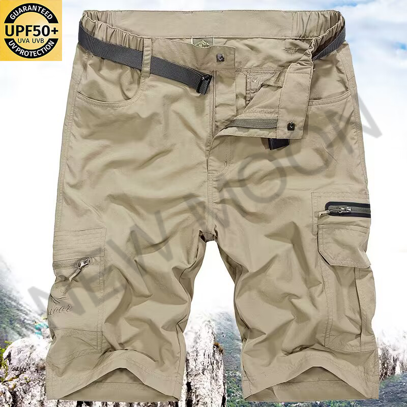 FREDD MARSHALL Men's 5-Pocket Hiking Cargo Shorts — Lightweight Quick-Dry Trail Shorts — 视图 3