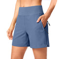 FREDD MARSHALL Women's Quick-Dry Hiking Shorts — Lightweight Zip-Pocket Trail — View 2
