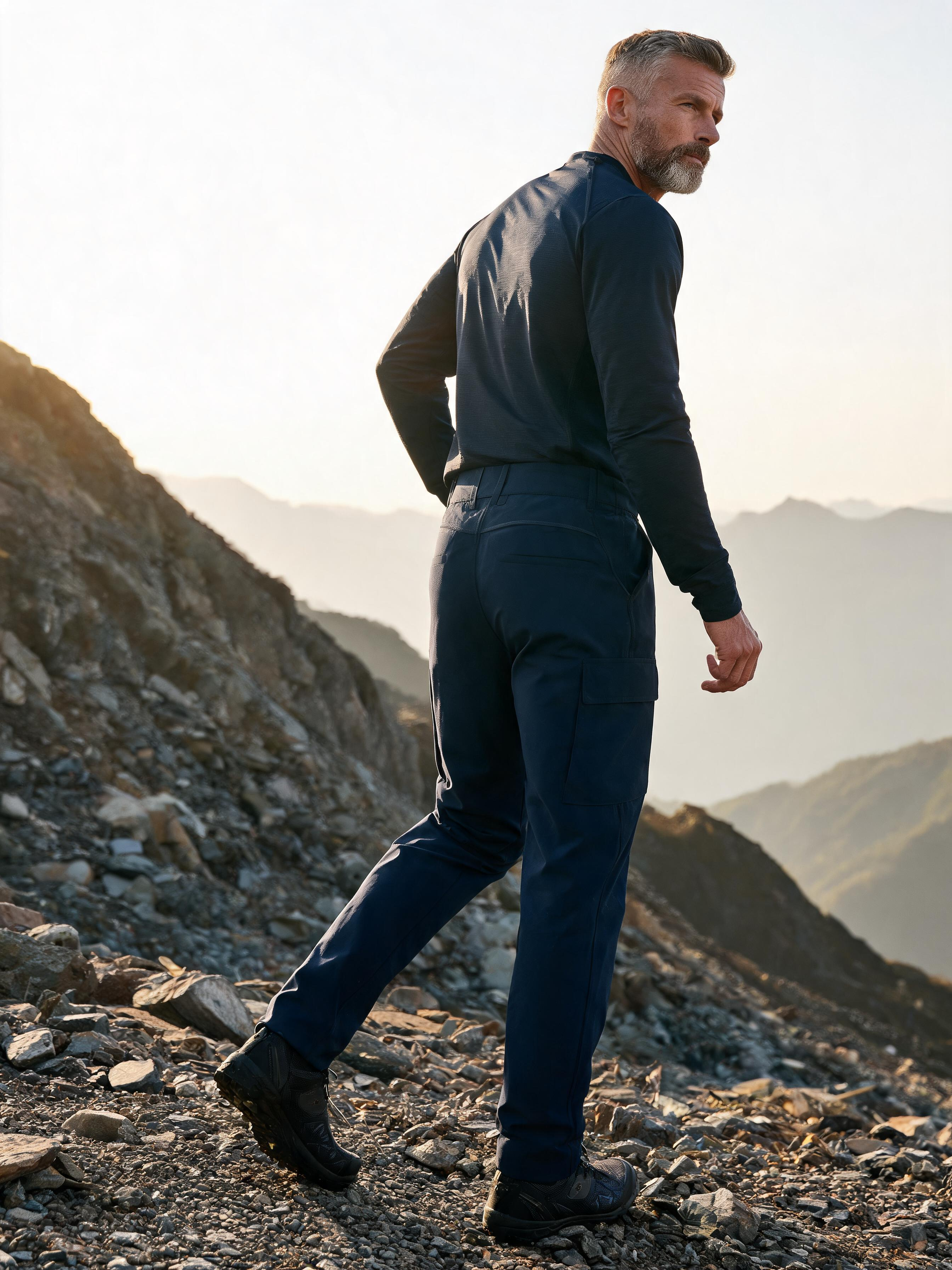 Windproof Hiking Pants — Water-Resistant Stretch Trousers
