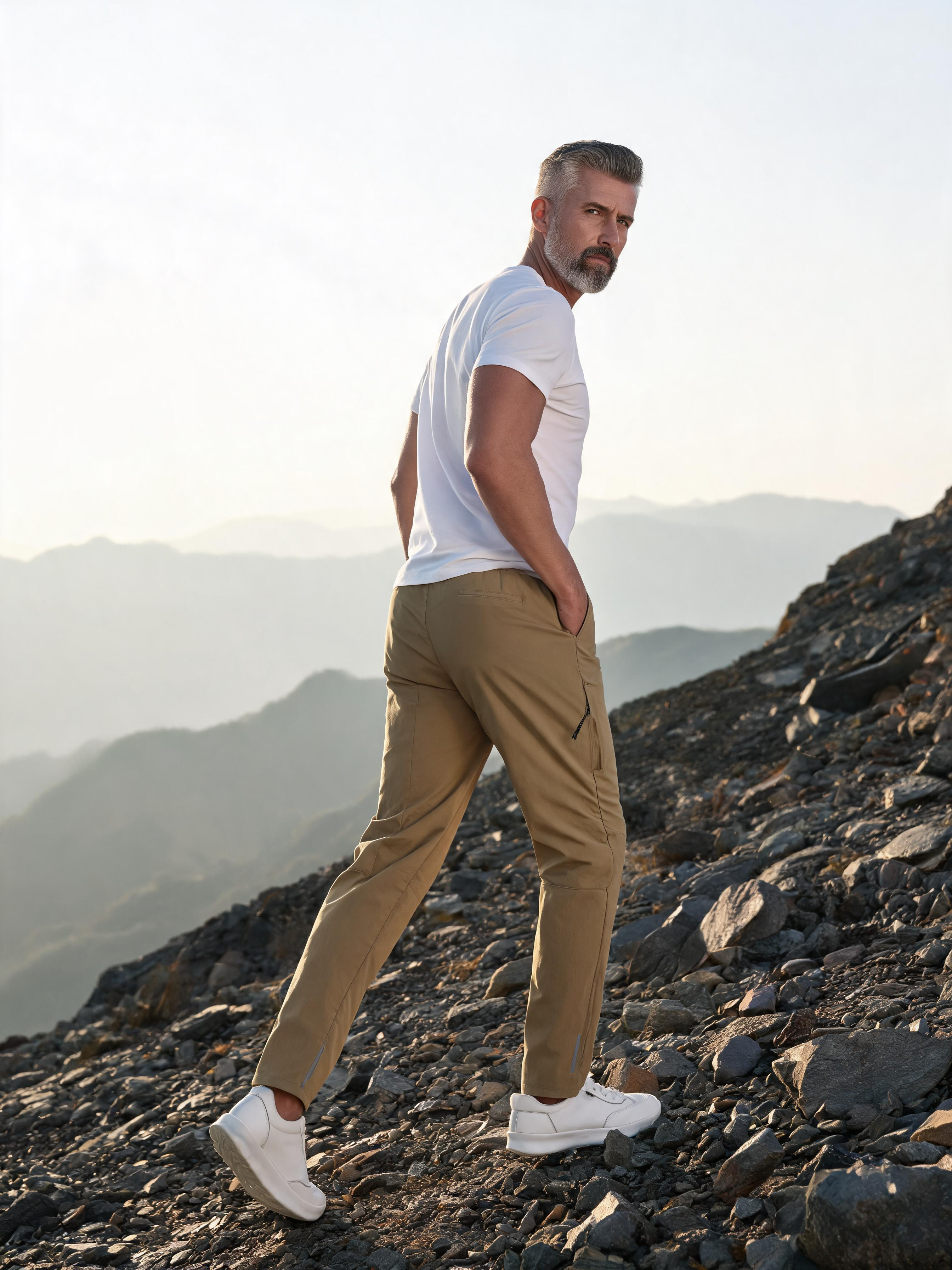 Windproof Hiking Pants — Water-Resistant Stretch Trousers