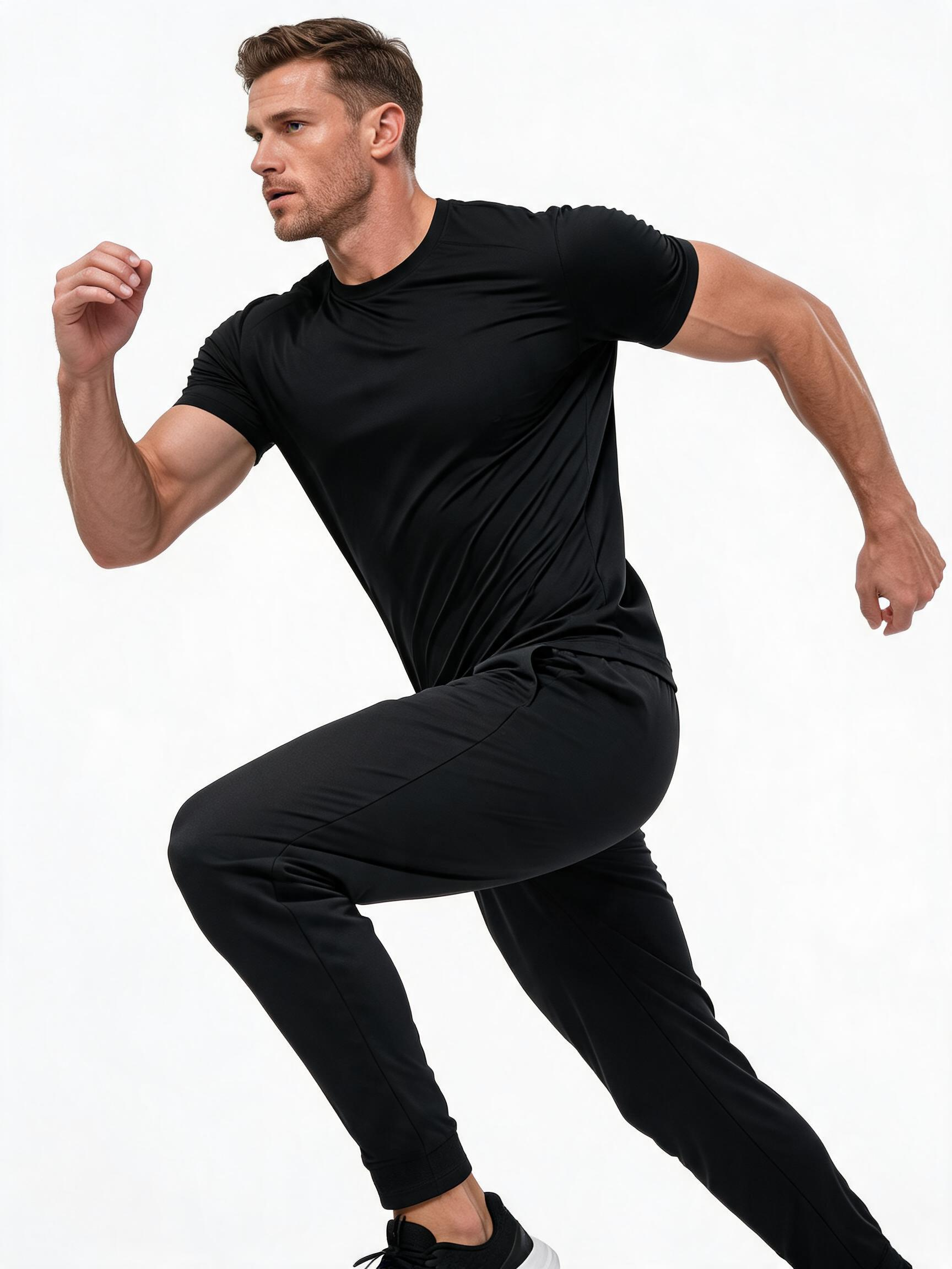 Men's Quick-Dry Stretch Athletic Pants