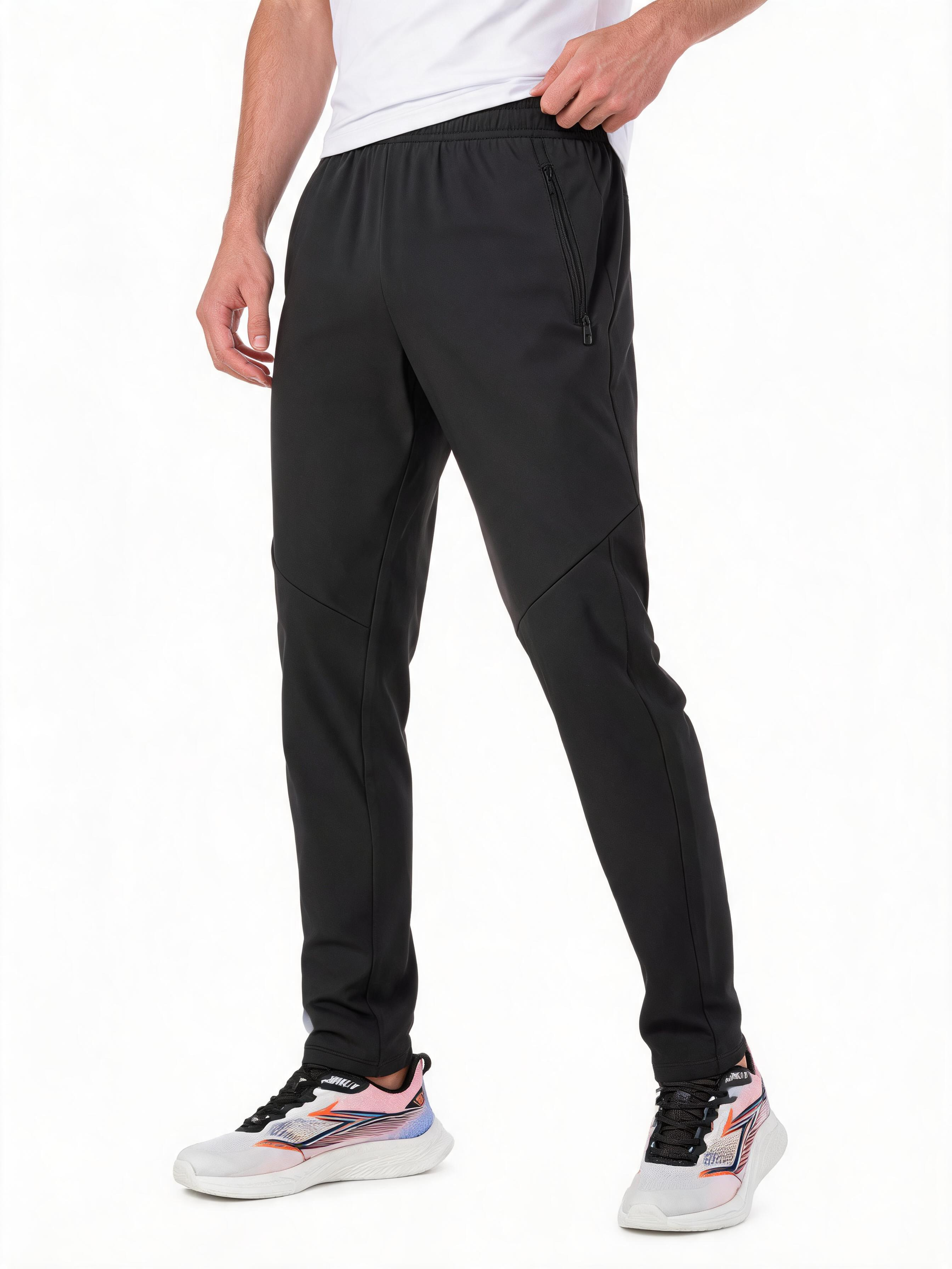 Men's Fleece-Lined Warm Straight Pants