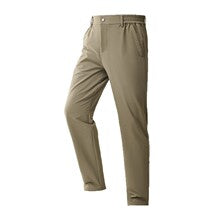 FREDD MARSHALL Men's Stretch Nylon Tech Pants — Khaki side