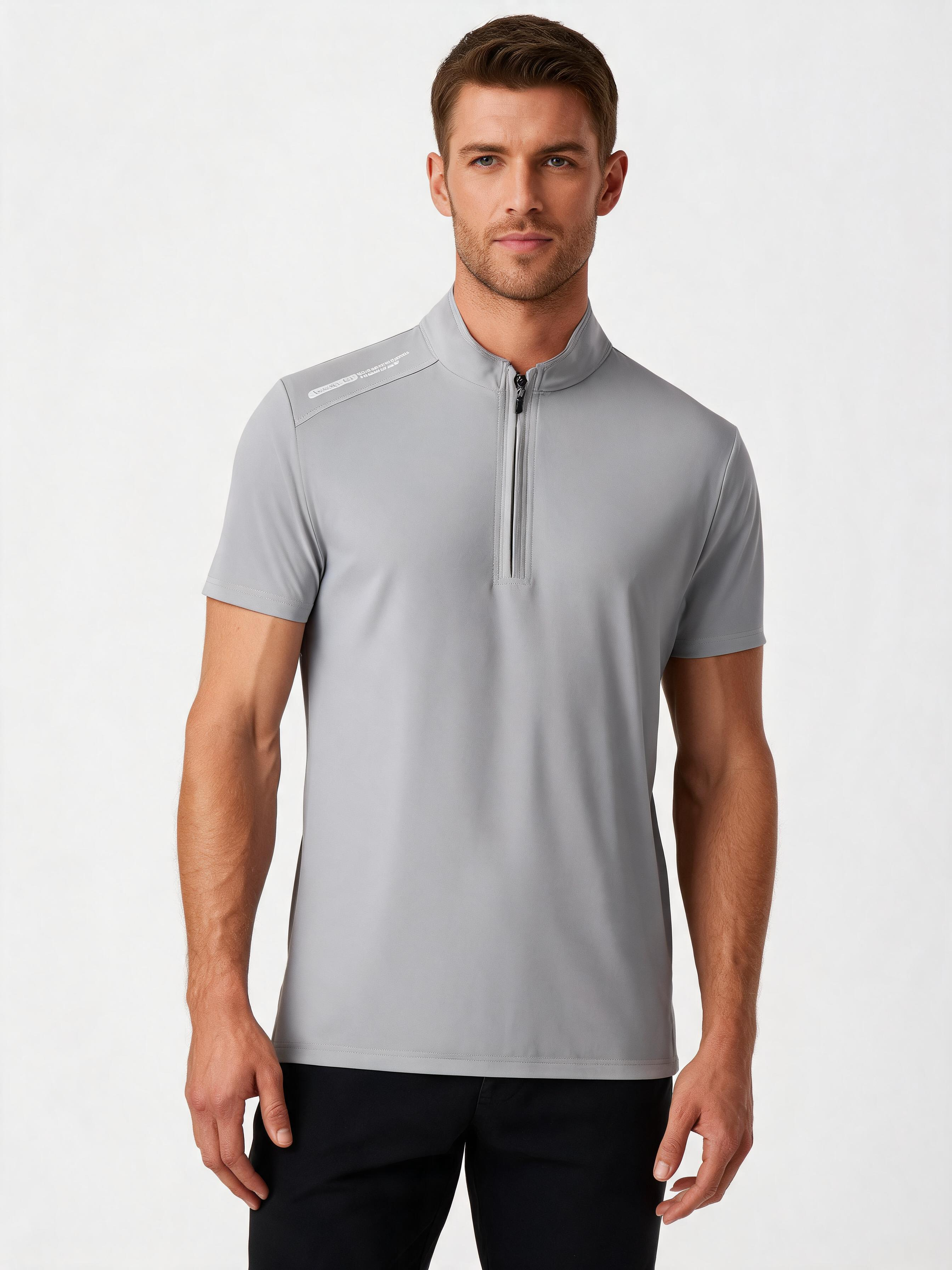 Ice-Silk Quick-Dry Short-Sleeve Performance Tee