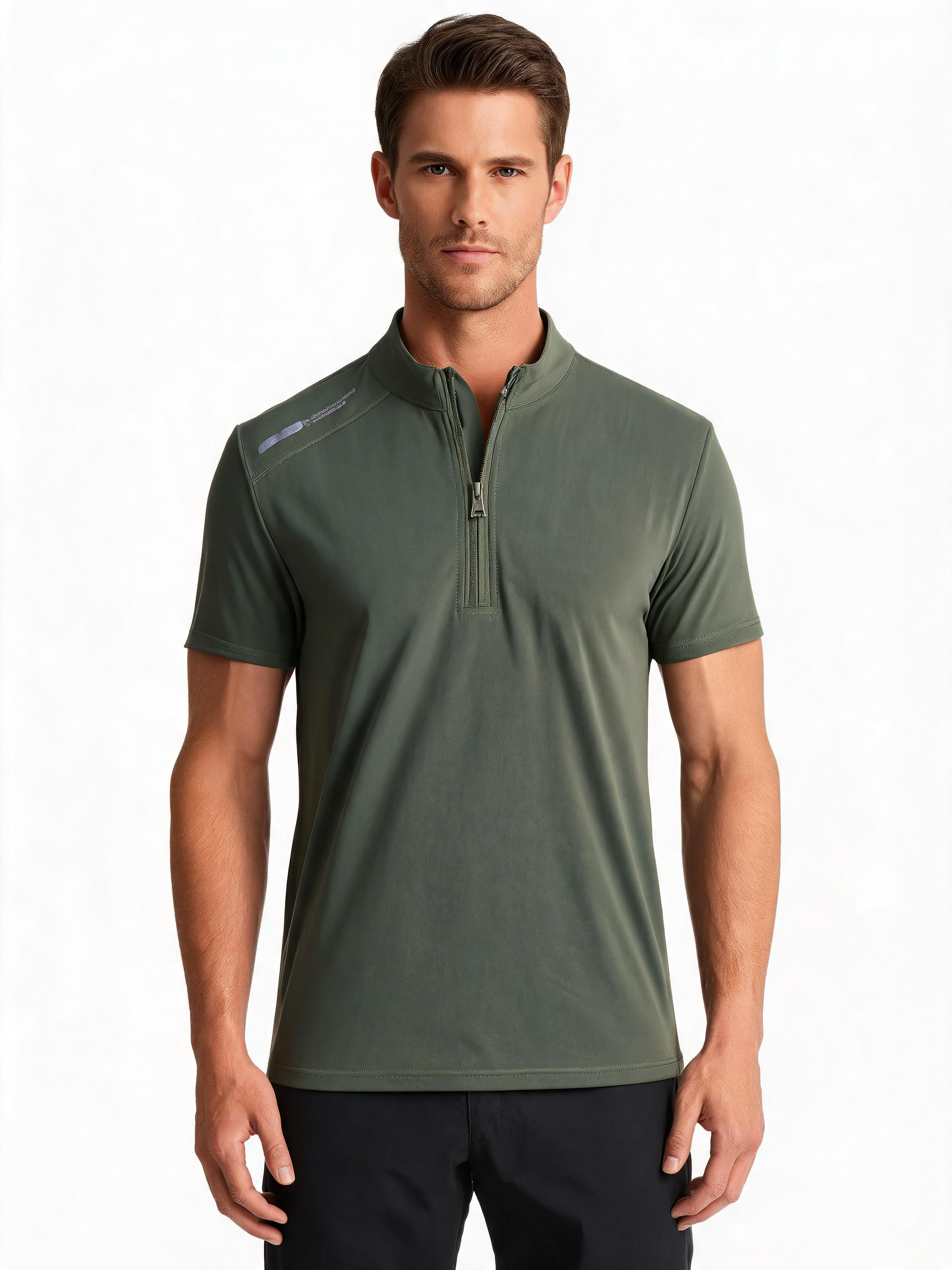 Ice-Silk Quick-Dry Short-Sleeve Performance Tee