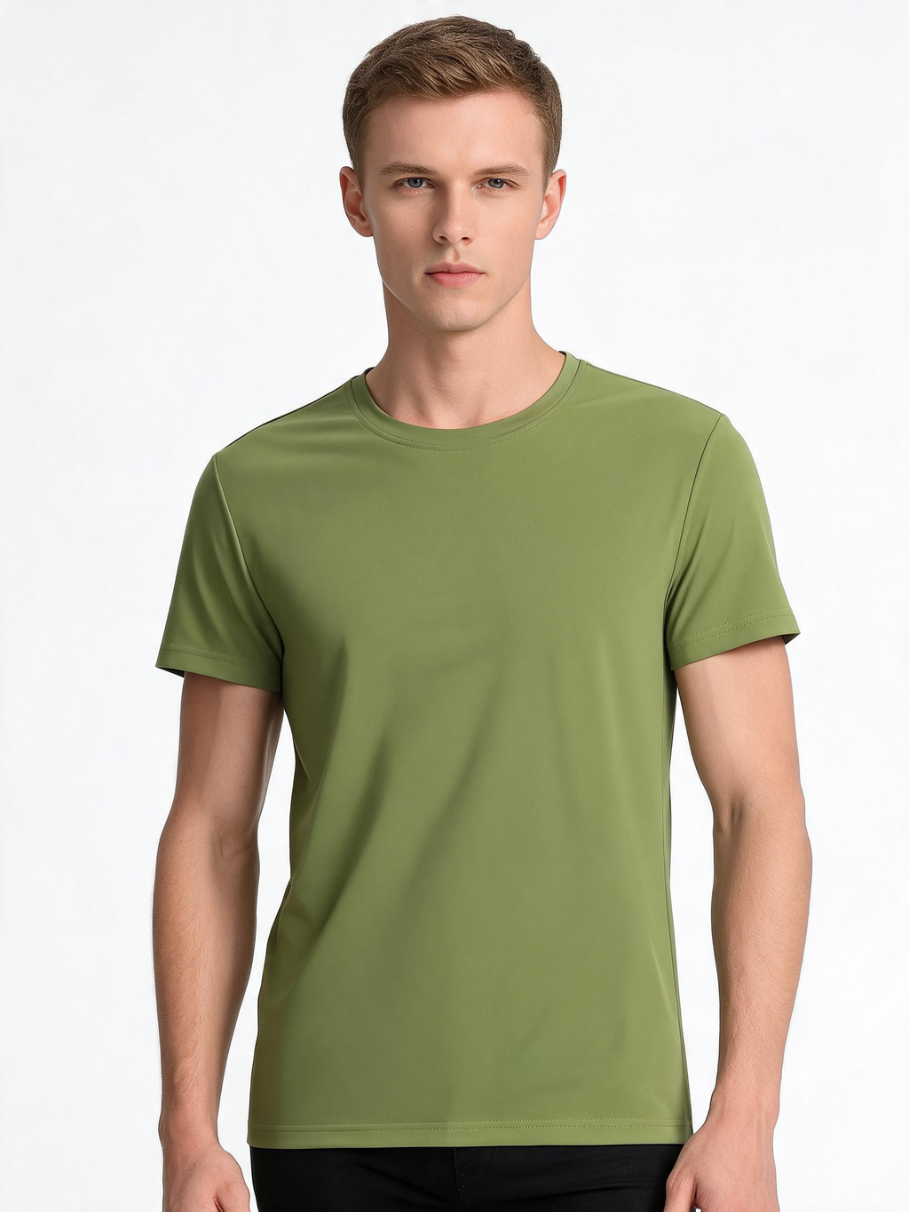 Ice-Silk Quick-Dry Crew-Neck Running Tee