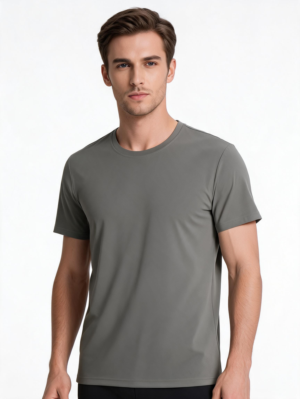 Ice-Silk Quick-Dry Crew-Neck Running Tee