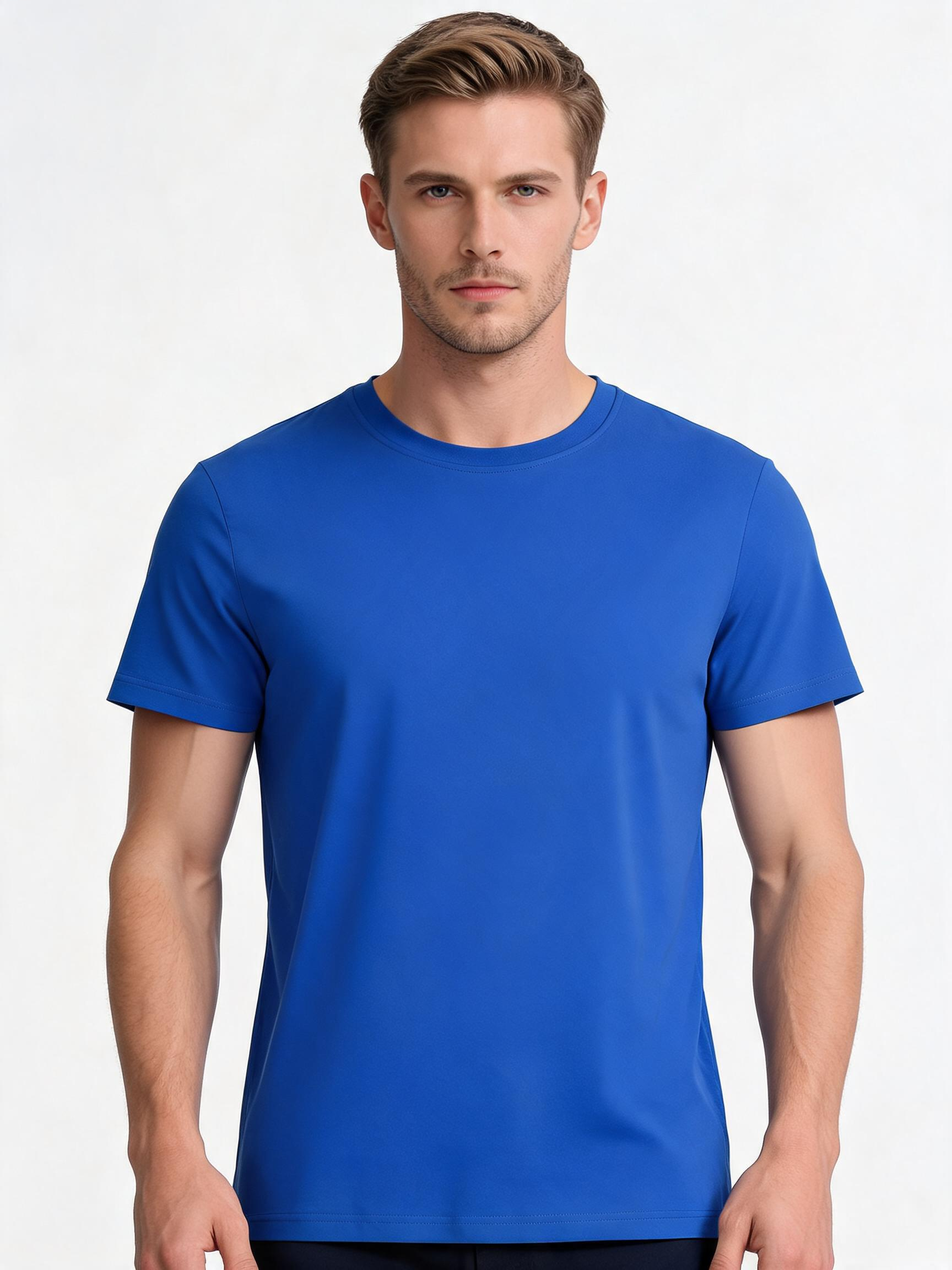 Ice-Silk Quick-Dry Crew-Neck Running Tee