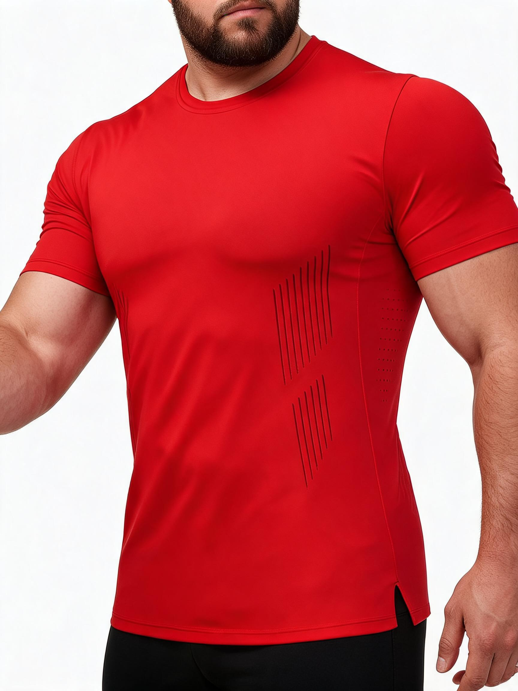 Outdoor Quick-Dry Tee — Breathable Muscle Training Short Sleeve