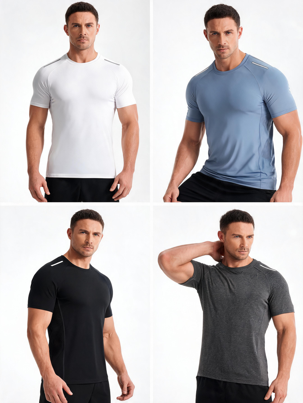 Outdoor Quick-Dry Tee — Breathable Sport Short Sleeve