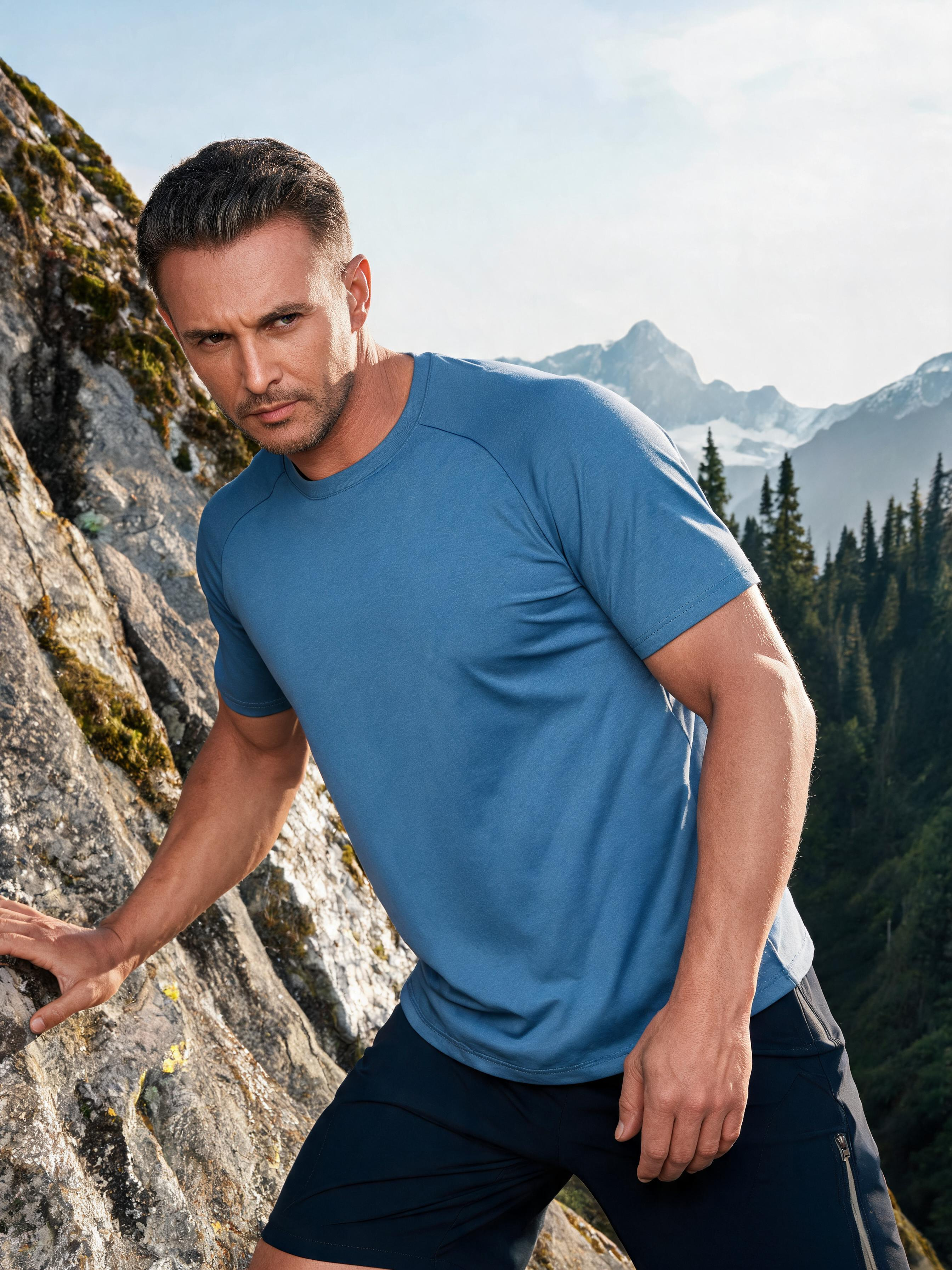 Outdoor Quick-Dry Tee — Breathable Sport Short Sleeve