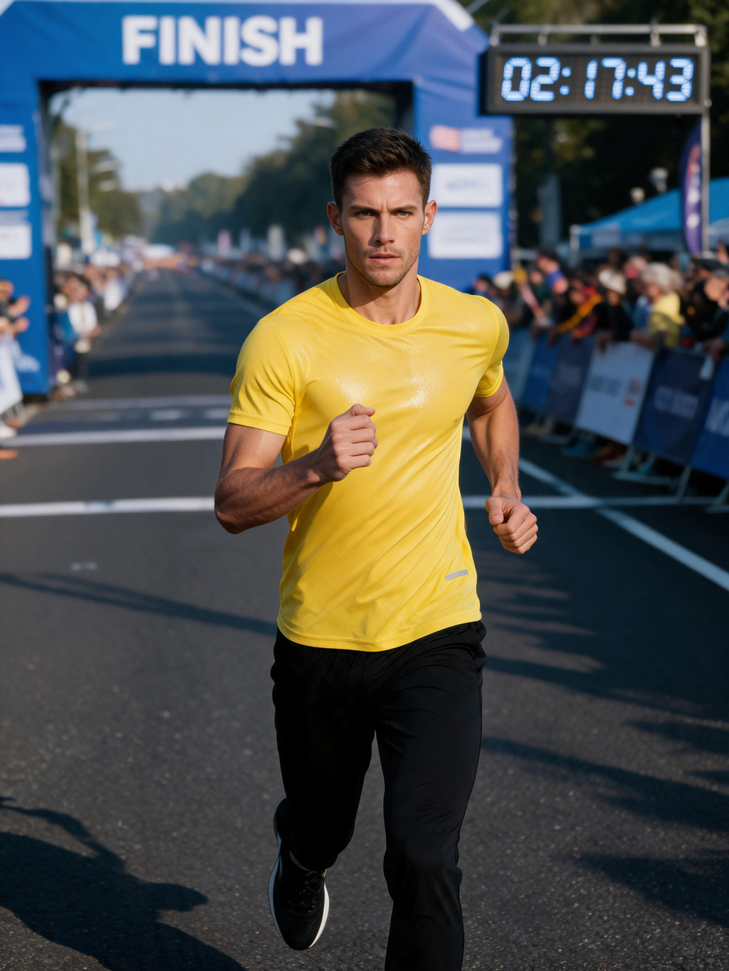 Men's Quick-Dry Crew-Neck Running Tee