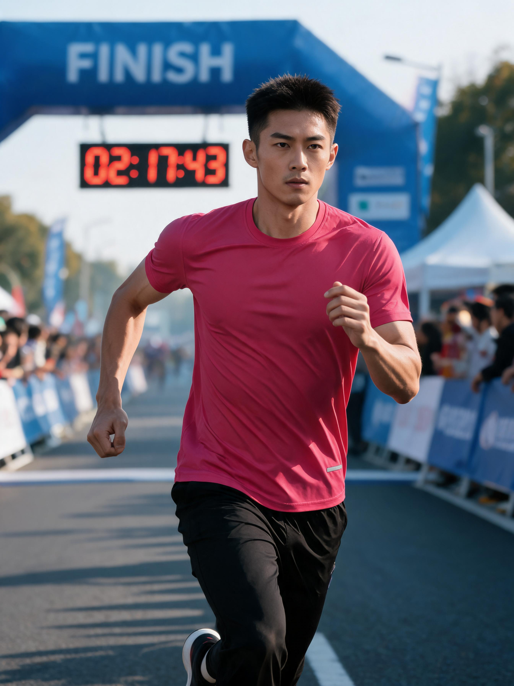 Men's Quick-Dry Crew-Neck Running Tee
