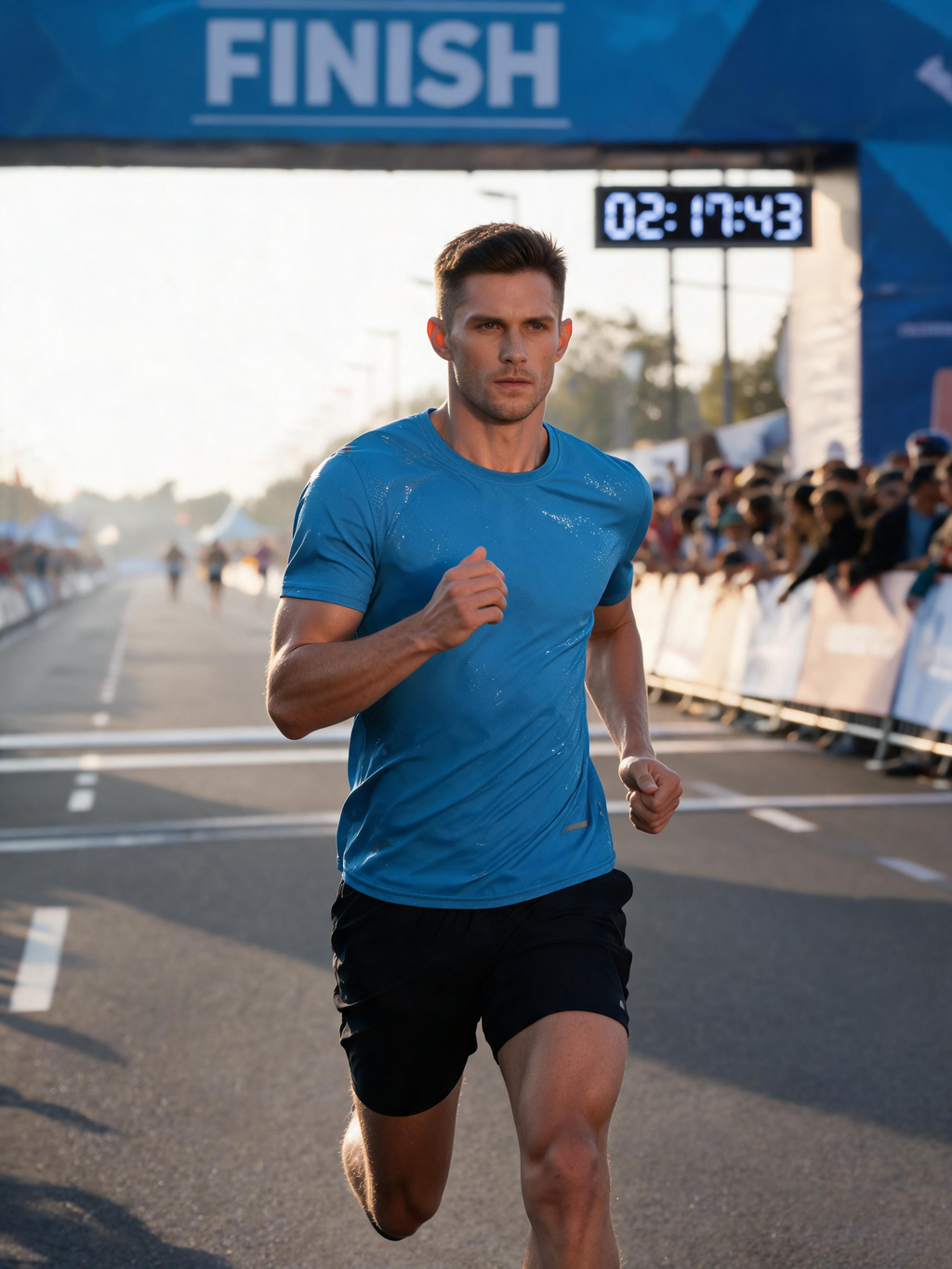 Men's Quick-Dry Crew-Neck Running Tee