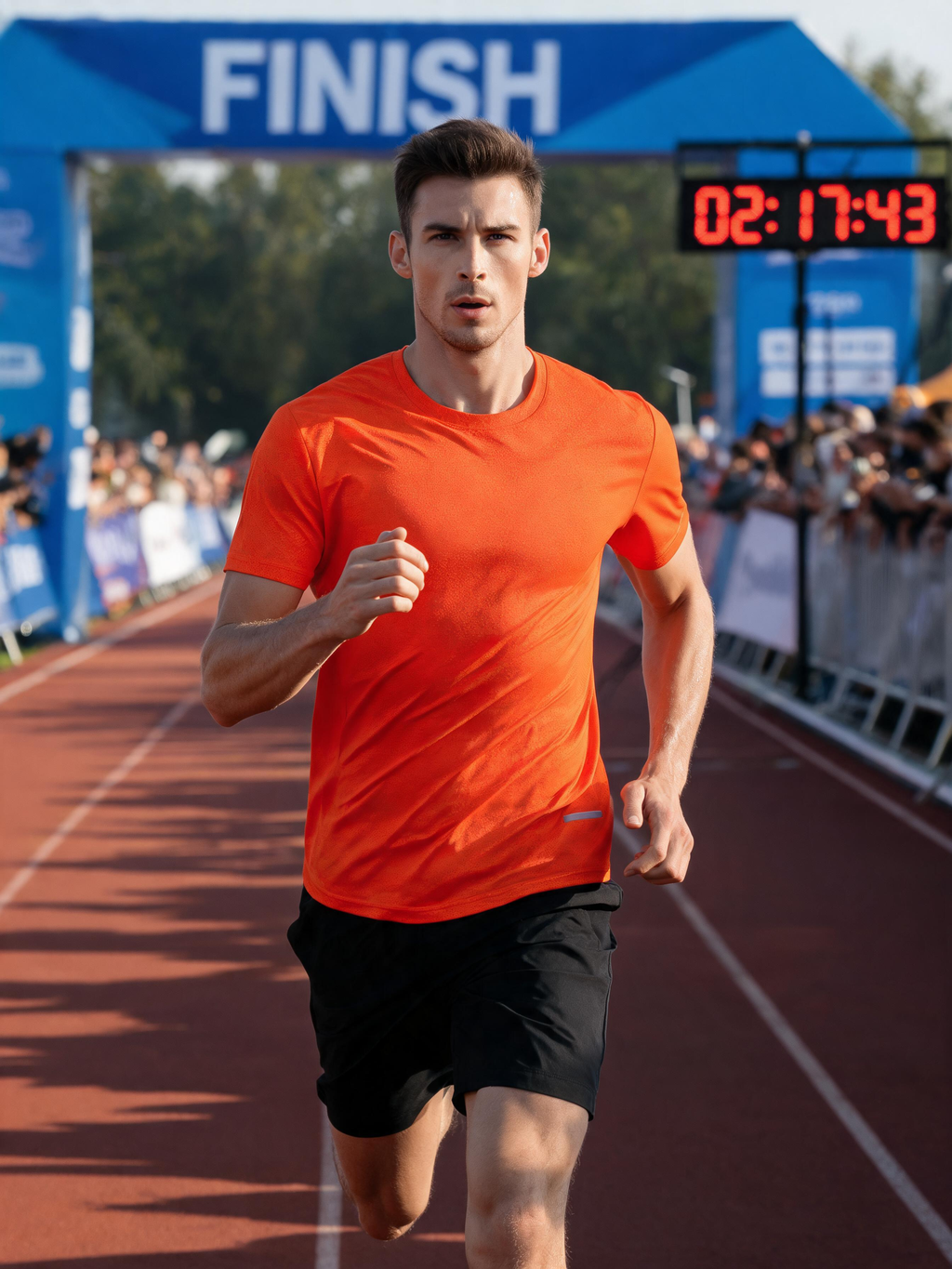 Men's Quick-Dry Crew-Neck Running Tee