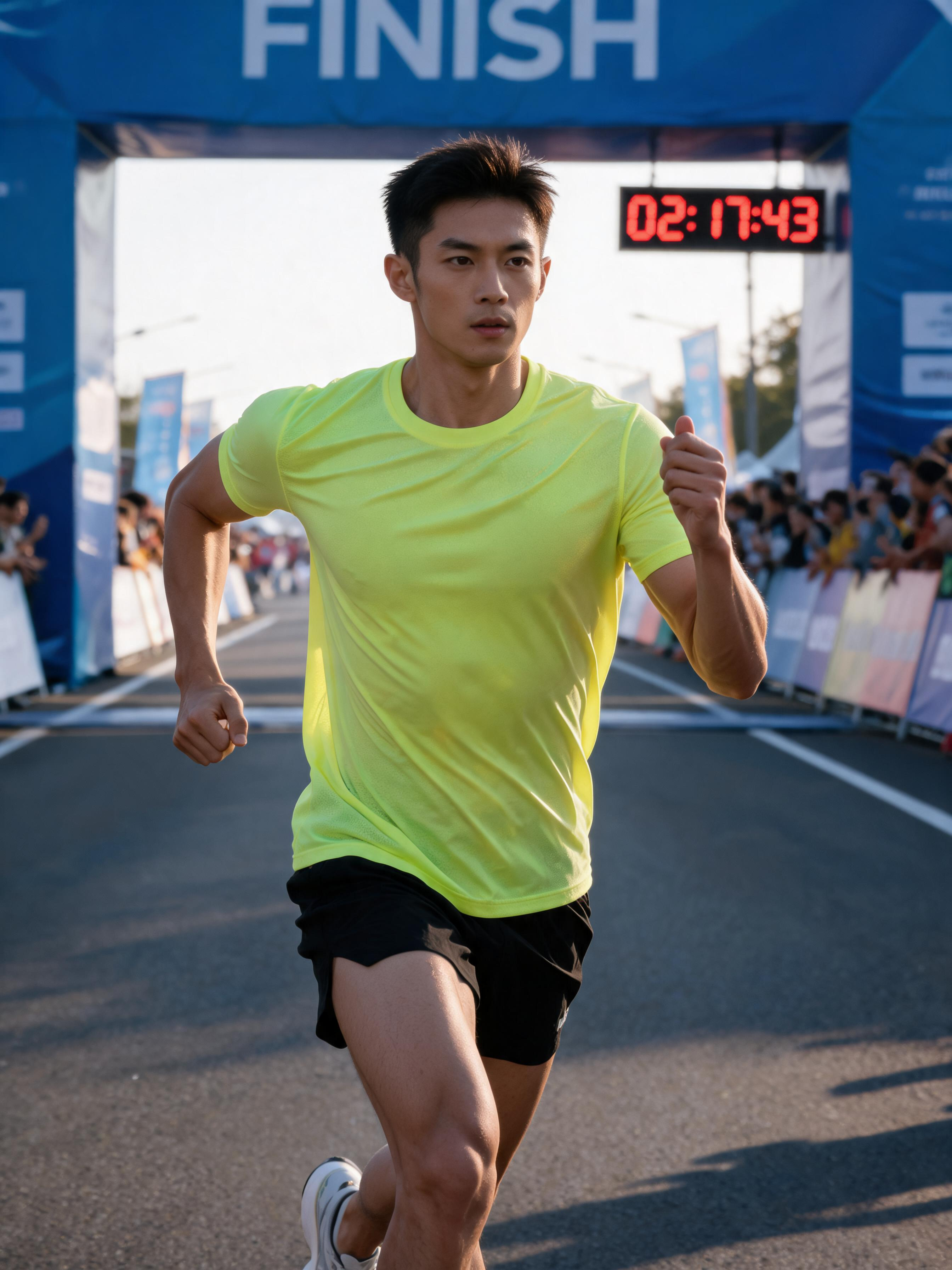 Men's Quick-Dry Crew-Neck Running Tee