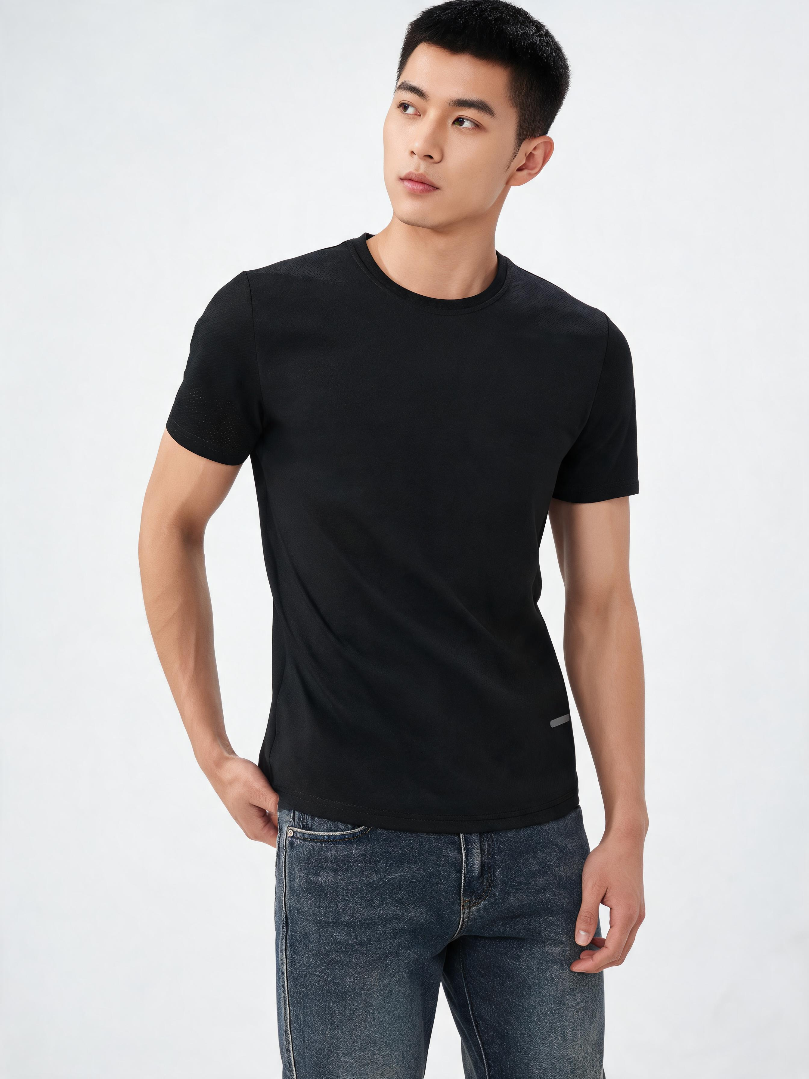 Men's Quick-Dry Crew-Neck Running Tee
