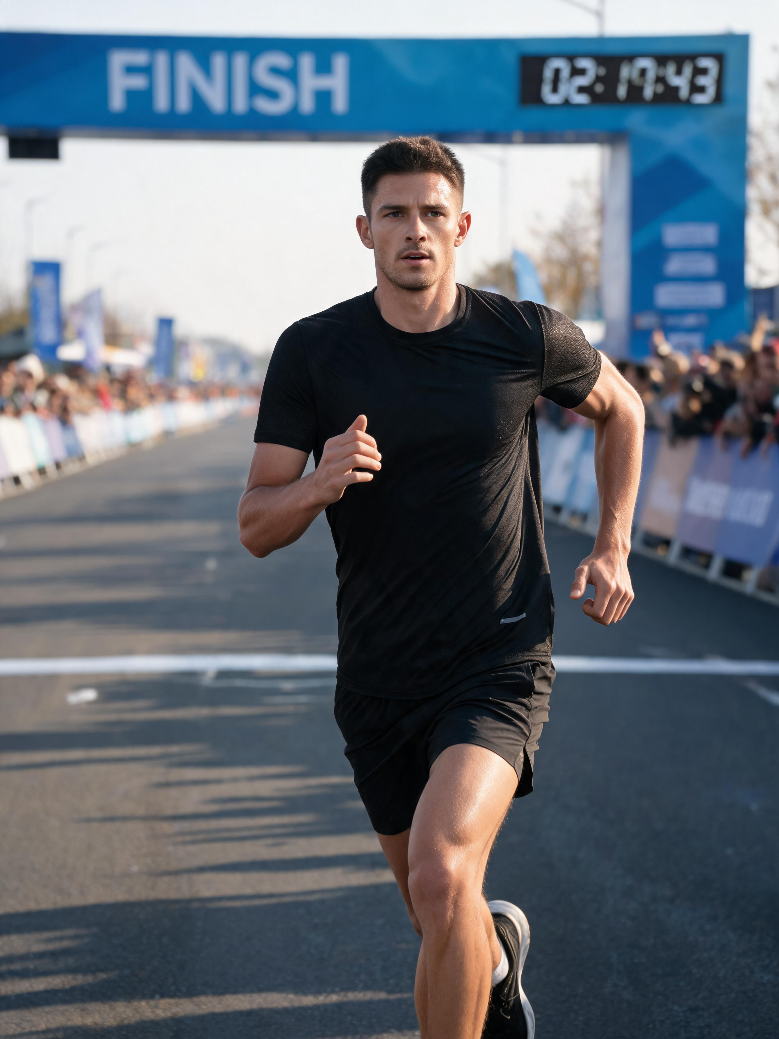 Men's Quick-Dry Crew-Neck Running Tee