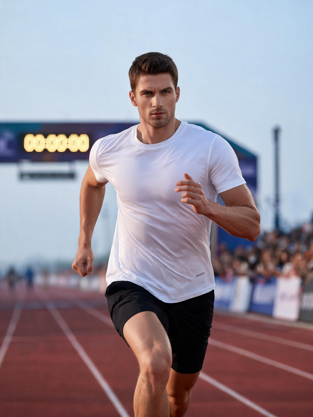 Men's Quick-Dry Crew-Neck Running Tee