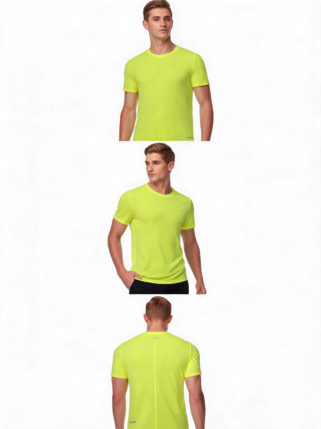 Men's Quick-Dry Crew-Neck Running Tee