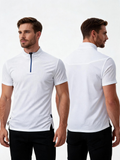 Men's Quick-Dry Stretch Half-Zip Tee