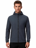 Men's Fleece-Lined Water-Resistant Hooded Jacket