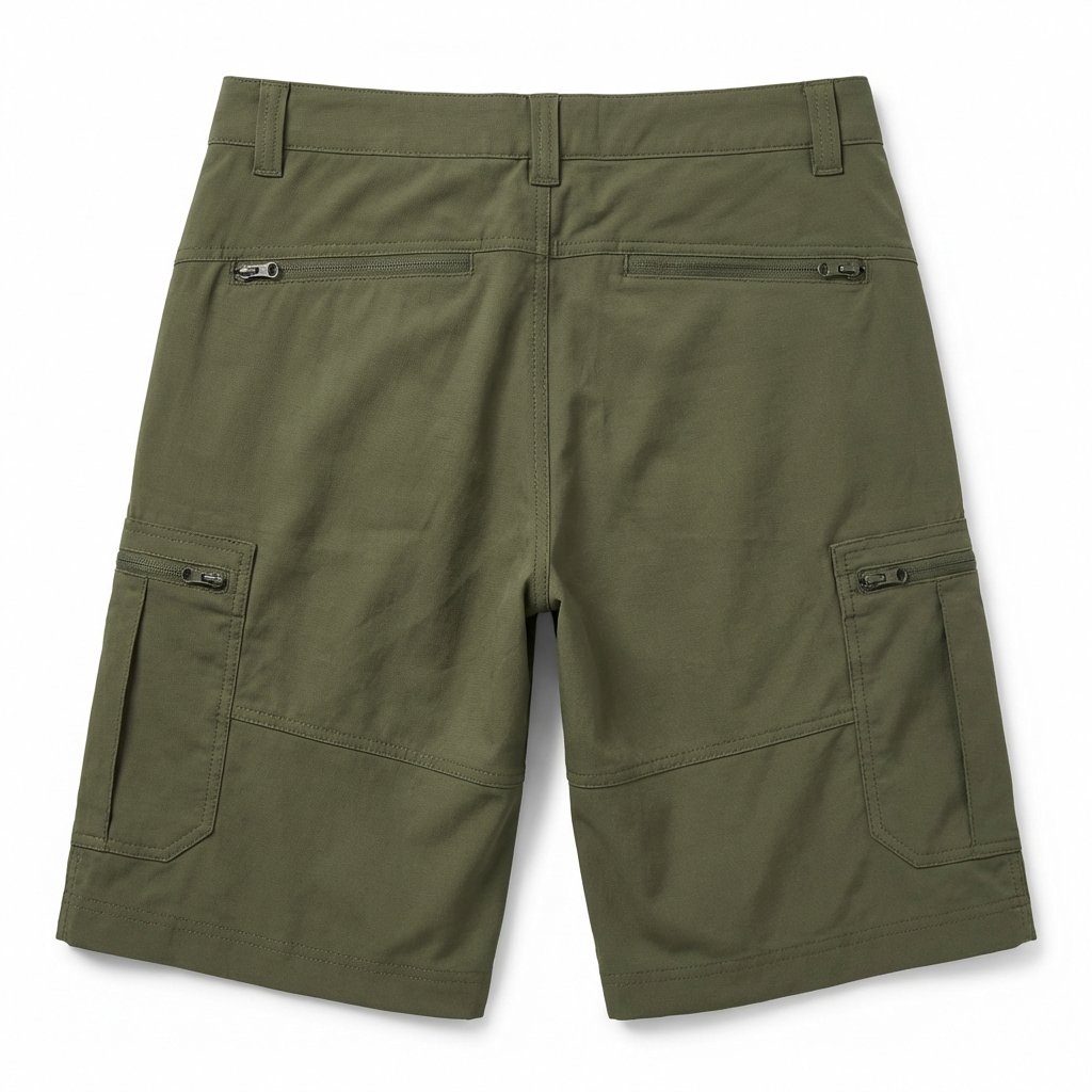 FREDD MARSHALL Men's 5-Pocket Hiking Cargo Shorts — Lightweight Quick-Dry Trail Shorts — 视图 4