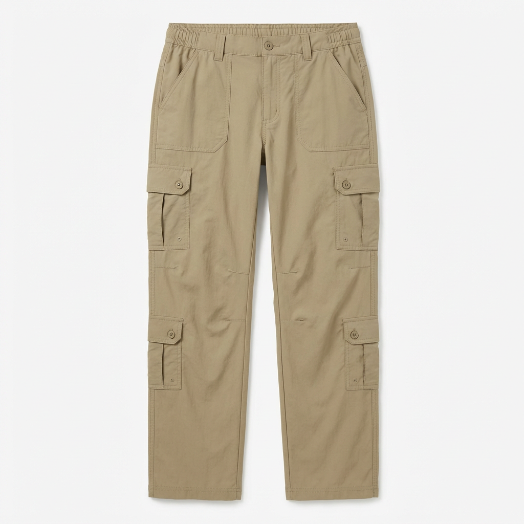 FREDD MARSHALL Women's Lightweight Quick-Dry Cargo Pants — Zip-Pocket Trail Trousers — 视图 4