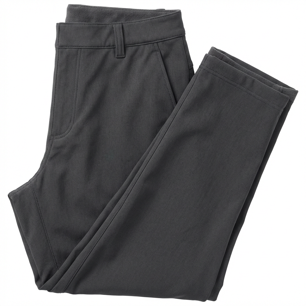 FREDD MARSHALL Men's Fleece-Lined Softshell Hiking Pants — Waterproof Insulated Ski Trousers — 视图 4
